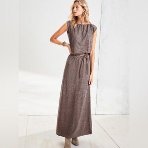 Garnet Hill Maxi Sequins Dress Size Large EUC